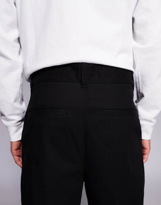 Pantalones de sastre negros con pinzas Zenar de HUGO RED, 4 de 5