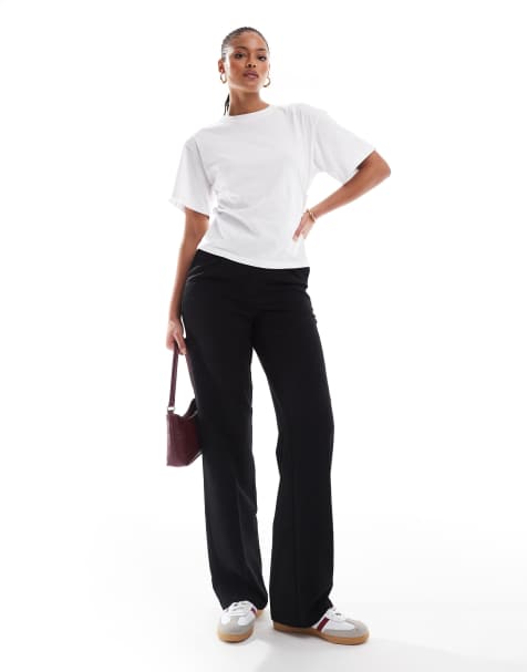 Pantalones de sastre negros de pernera ancha de Vero Moda Tall - view 1
