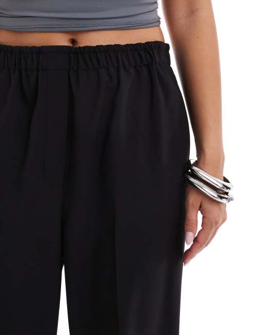 Pantalones de sastre negros sin cierres de ASOS DESIGN , 3 de 5