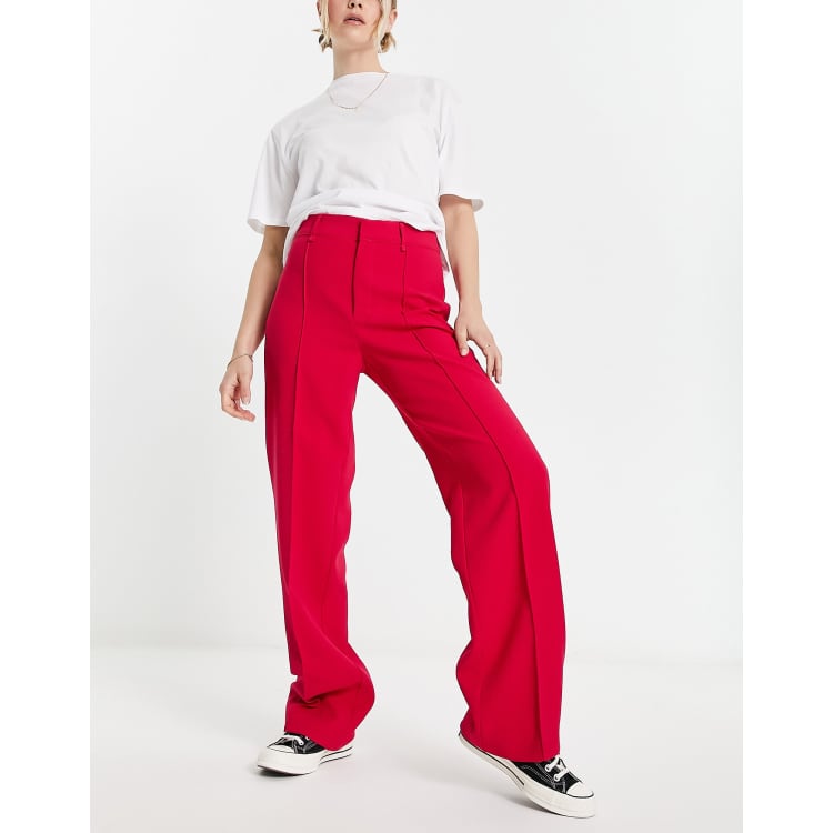 Pantalon rosa online mango