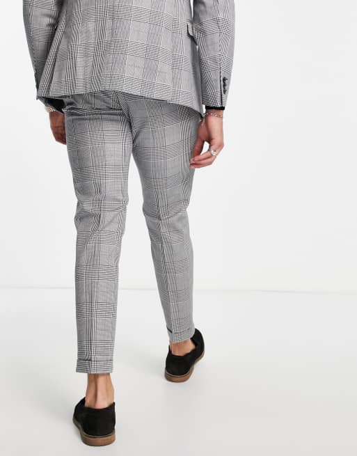 Pantalones de traje a cuadros clásicos de corte holgado de Jack & Jones Premium, 2 de 4