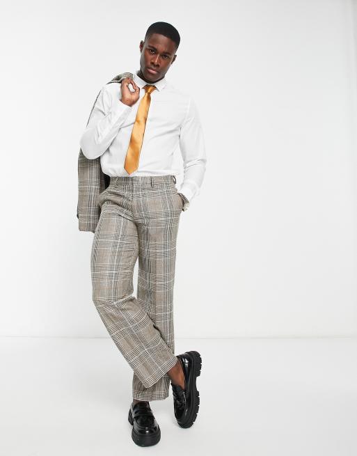 Pantalones de traje a cuadros de corte suelto de Jack Jones Premium ASOS