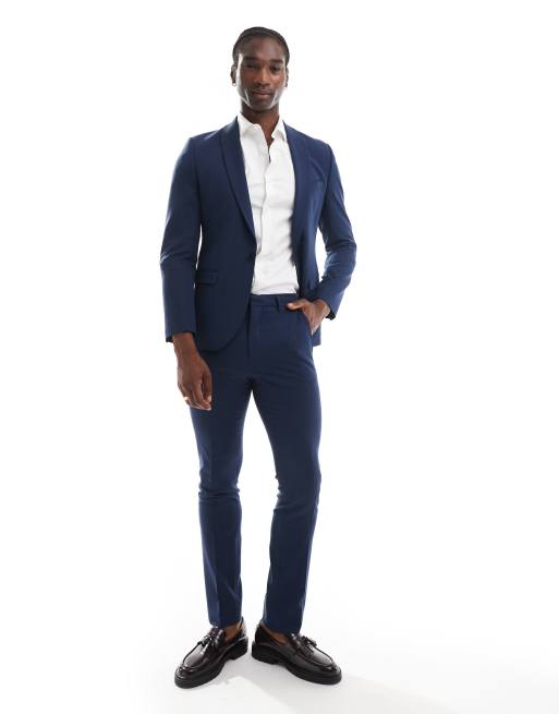Pantalones de traje azul marino Ellroy de Twisted Tailor (parte de un conjunto)