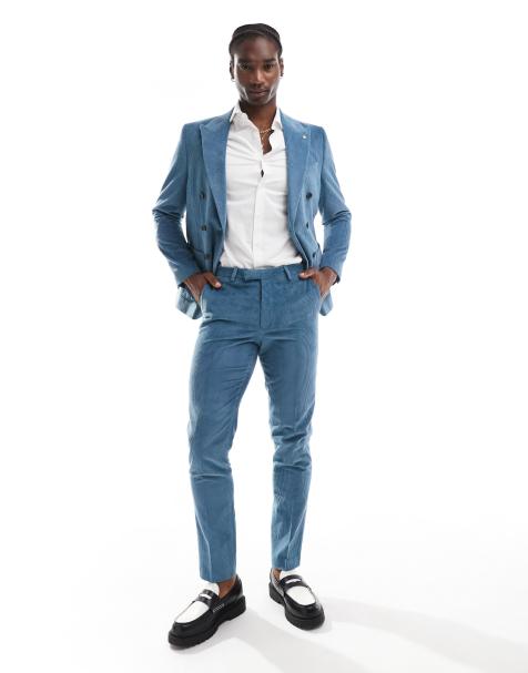 Pantalones de traje azules de corte slim Aston de Twisted Tailor (parte de un conjunto) - view 1