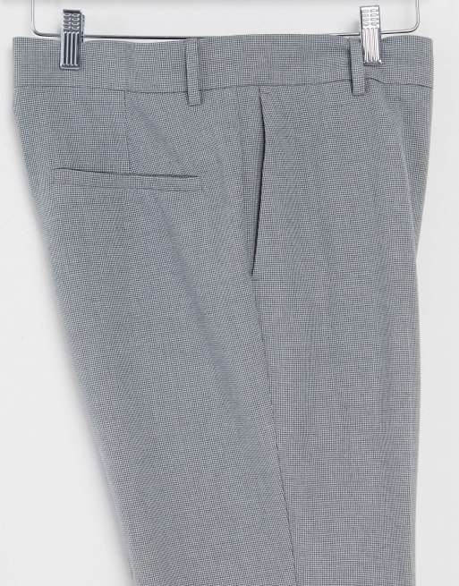 Pantalones de traje capri de corte slim en gris de New Look, 4 de 4