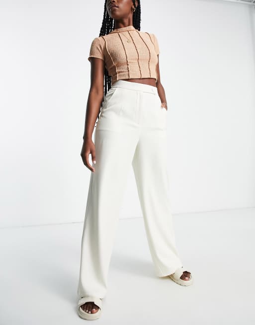 Pantalones de traje de 3 piezas blancos de 4th & Reckless