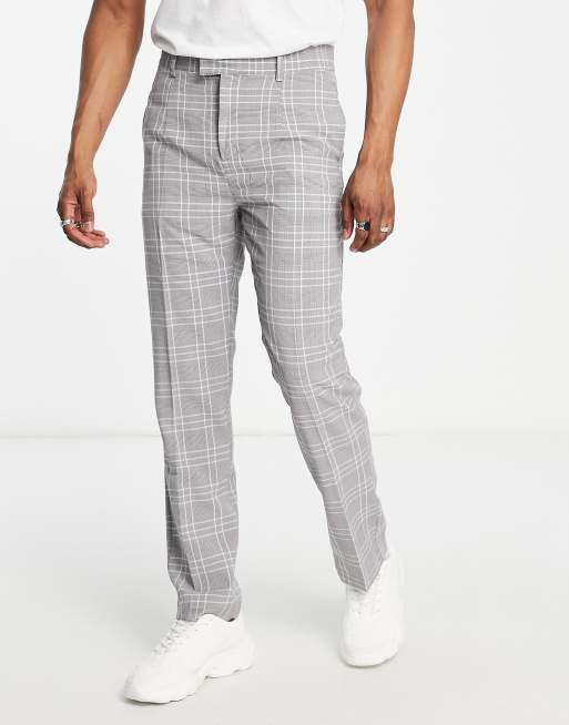 Pantalon traje 2025 cuadros hombre