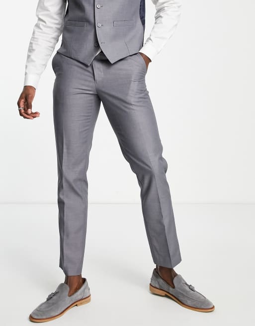 Pantalones de traje lisos de corte slim de French Connection ASOS