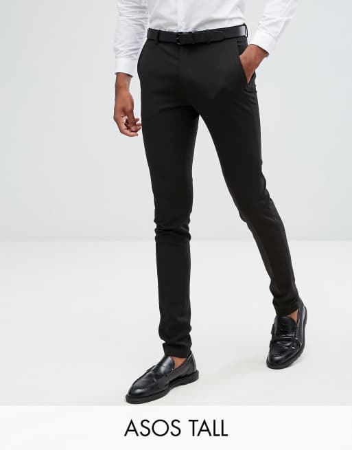 Pantalon traje negro new arrivals