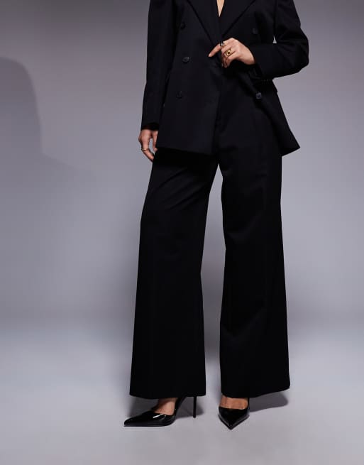 Pantalones de traje negros de ASOS X THE SOURCED COLLECTION, 2 de 5