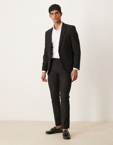 Pantalones de traje negros de corte pitillo New de ASOS DESIGN - view 1