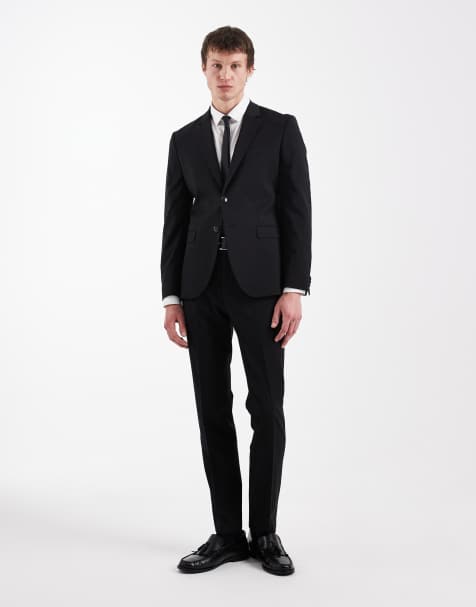 Pantalones de traje negros de corte slim Arti Hesten de HUGO Red (parte de un conjunto) - view 1