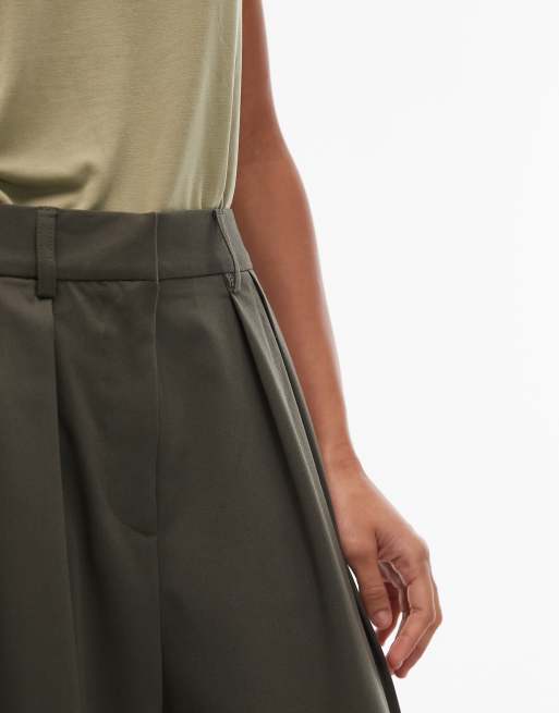Pantalones de traje verde oliva de corte masculino Ultimate de ASOS DESIGN, 5 de 5