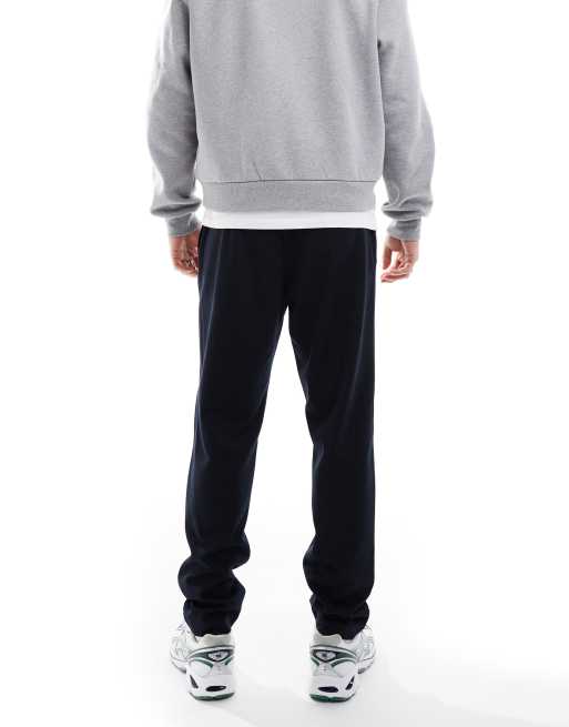 Pantalones de vestir azul marino de corte tapered con cordón ajustable de Jack & Jones, 5 de 5