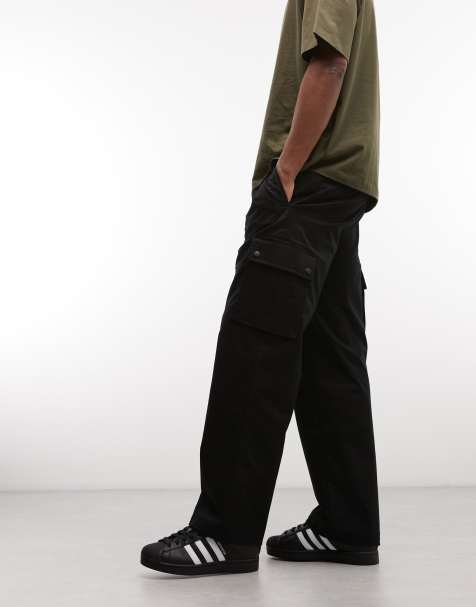 Pantalones de vestir negros cargo de corte recto Craysen de HUGO Red - view 1