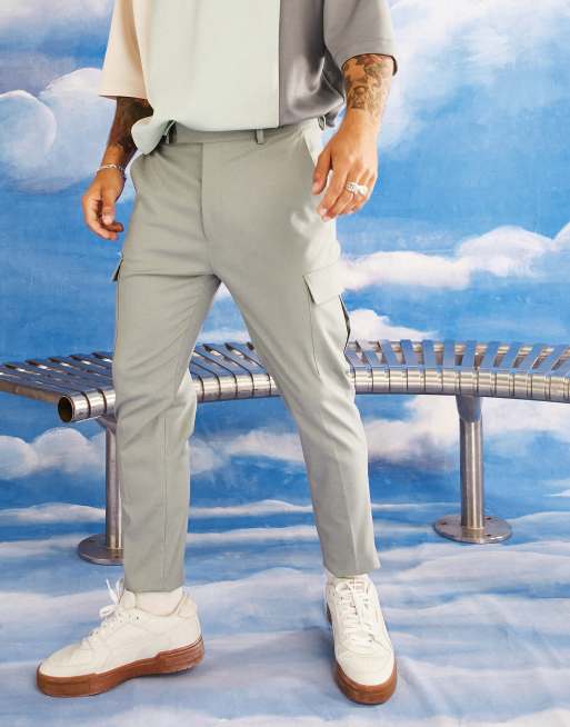 Pantalones cargo color oliva extragrandes de ASOS DESIGN