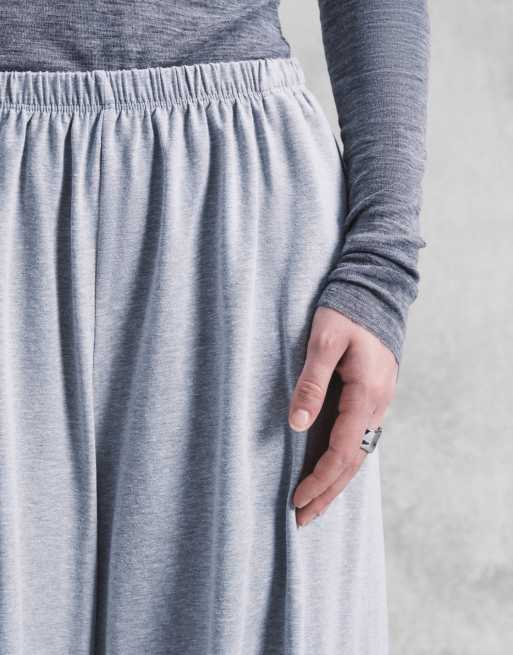 Pantalones gris jaspeado de pernera globo de ASOS DESIGN, 5 de 5
