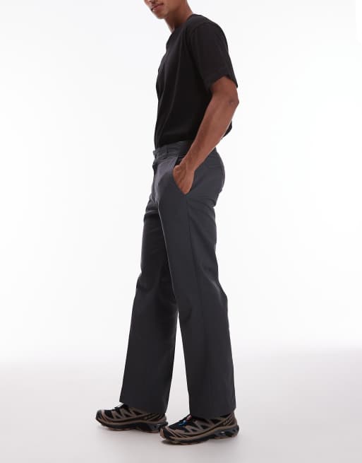 Pantalones gris oscuro de estilo worker y corte holgado estándar 247 de Dickies, 3 de 5