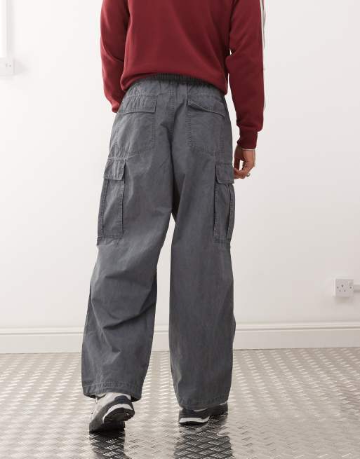 Pantalones grises cargo Giant de Obey, 3 de 5