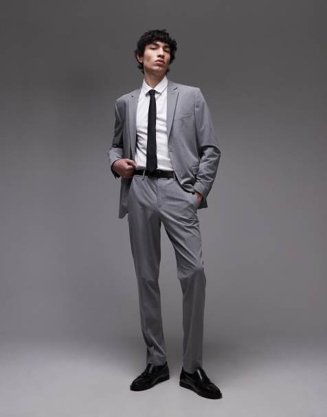 Pantalones grises de corte sartorial de Mango (parte de un conjunto) - view 1