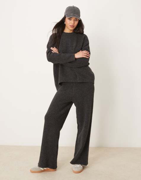 Pantalones grises de punto de New Look (parte de un conjunto) - view 1