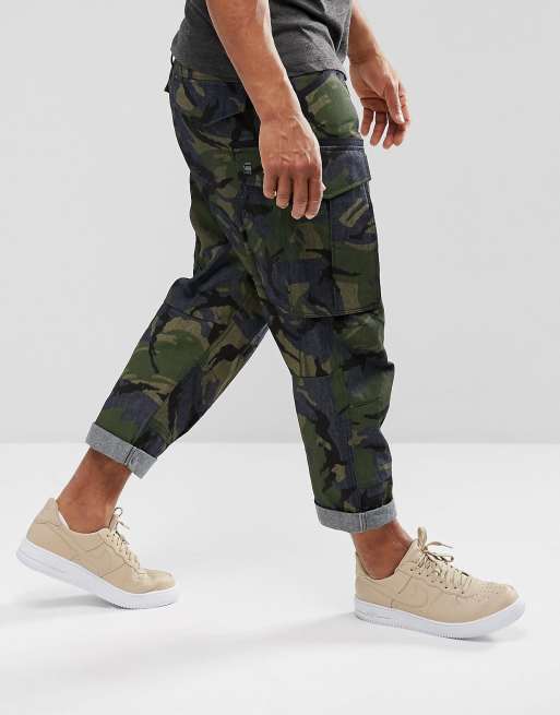 Pantalones holgados 7/8 con estampado de camuflaje Rovic de G-Star, 1 de 4