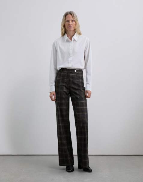 Pantalones marrones a cuadros de Scalpers - view 1