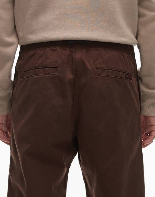 Pantalones marrones de pernera recta G-pant de Gramicci, 5 de 5