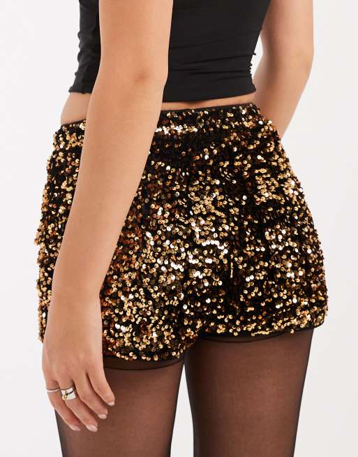 Pantalones muy cortos de lentejuelas de Miss Selfridge, 3 de 5