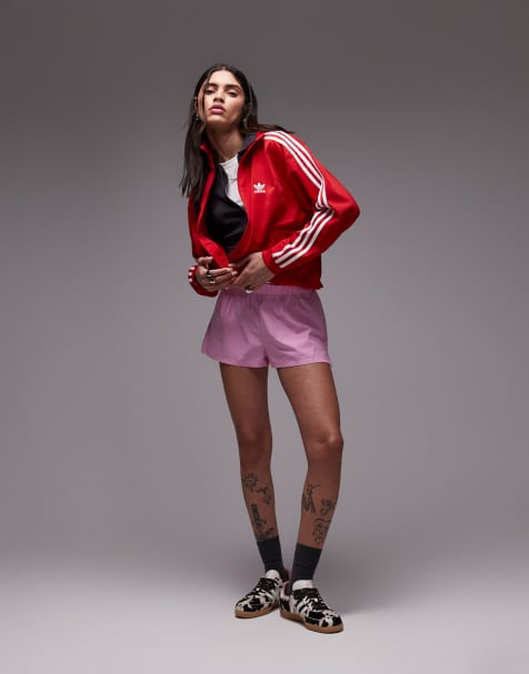 Pantalones muy cortos rosas de popelina de ASOS DESIGN (parte de un conjunto) - view 1