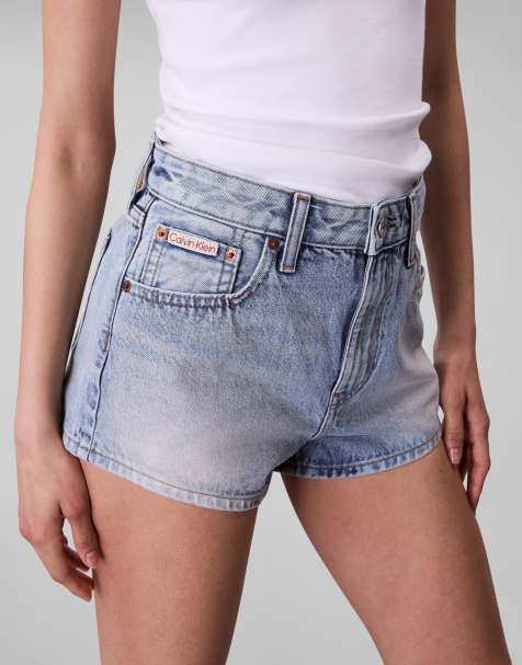 Pantalones muy cortos vaqueros con lavado claro de Calvin Klein Jeans - view 1