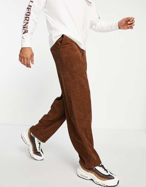 Pantalones muy holgados de pana irregular de ASOS DESIGN