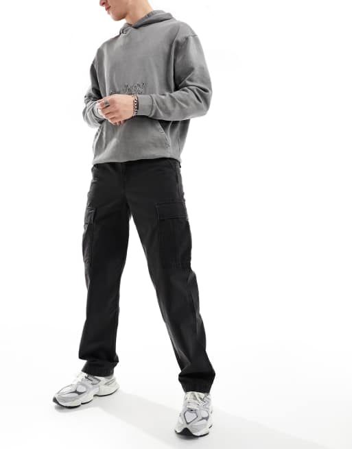 Pantalones negro lavado cargo de corte recto XX de Levi's