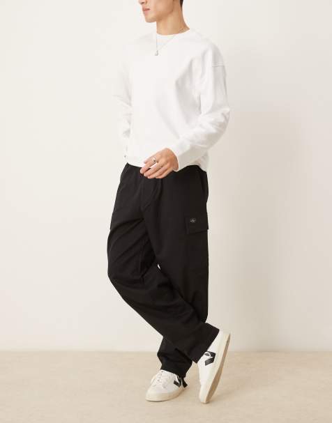 Pantalones negros cargo de corte recto estándar de Calvin Klein Jeans - view 1