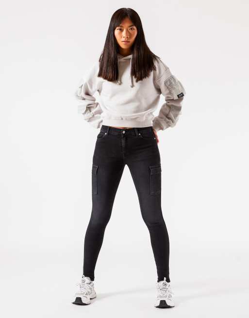 Pantalones negros cargo Lexy de Dr Denim