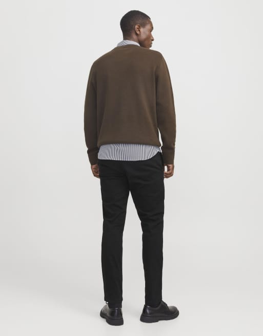 Pantalones negros clásicos de Jack & Jones, 2 de 7