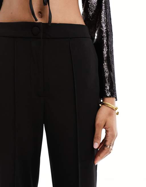 Pantalones negros con abertura lateral de JDY Tall, 4 de 5