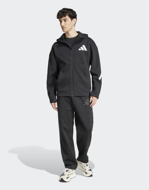 Pantalones negros con bajo amplio adidas Z.N.E. de adidas Performance - view 1