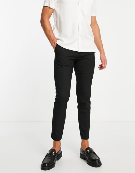 Pantalones negros de corte pitillo de poliéster de Burton - BLACK