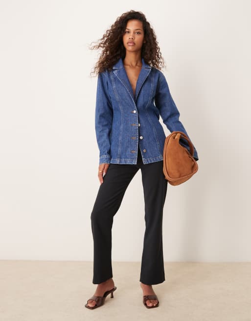 Pantalones negros de corte sartorial de Abercrombie & Fitch
