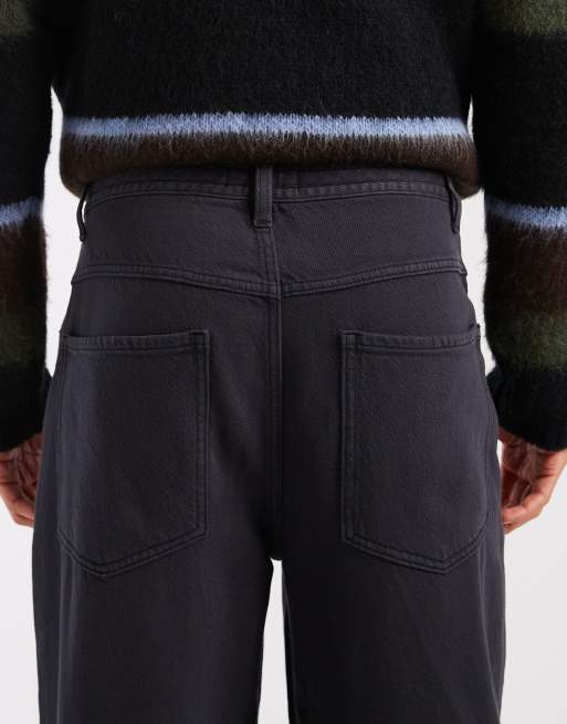 Pantalones negros de corte suelto de ASOS DESIGN, 4 de 5