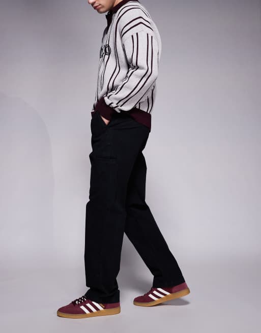 Pantalones negros de corte suelto sin cierres de River Island, 3 de 5