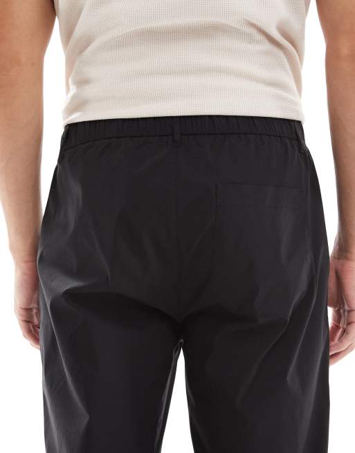 Pantalones negros de corte tapered slim de ONLY & SONS, 5 de 5
