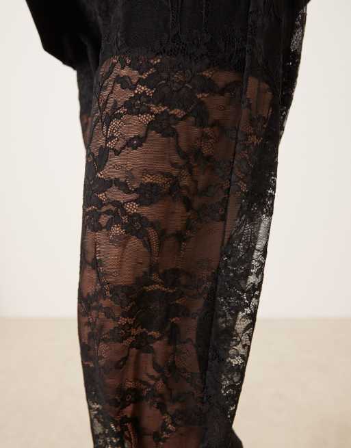 Pantalones negros de encaje de Gina Tricot, 5 de 5