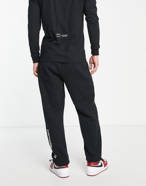 Pantalones negros de felpa de Jordan 23 Engineered