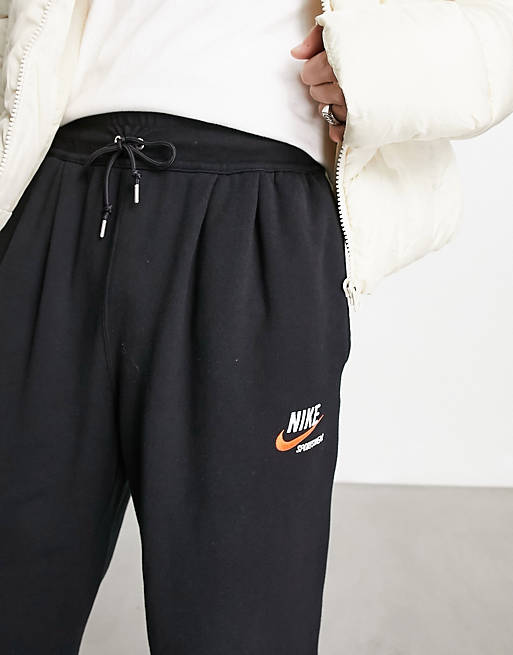 Pantalones negros de felpa Trend Fleece de Nike ASOS