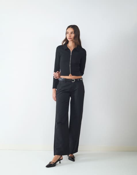 Pantalones negros de pernera ancha de Balmohk - view 1