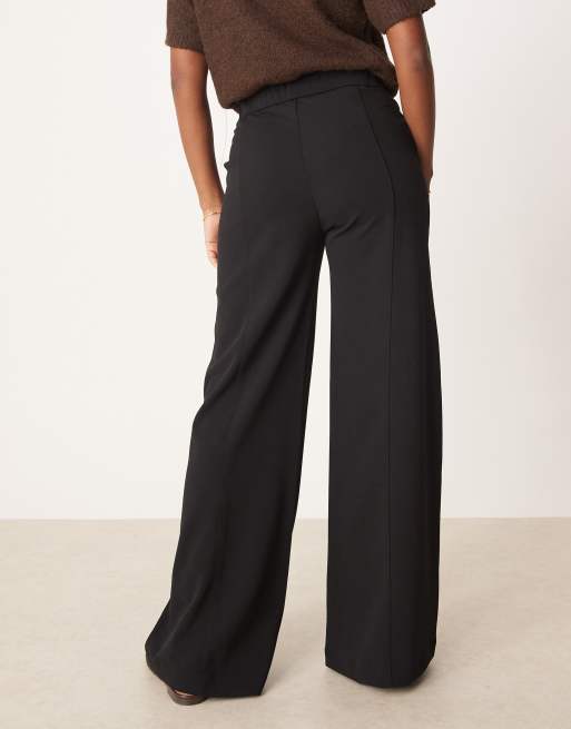 Pantalones negros de pernera ancha de JJXX, 2 de 5