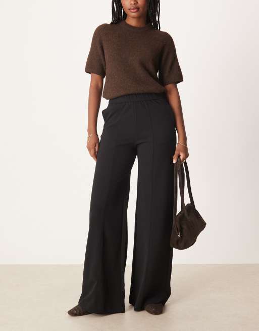 Pantalones negros de pernera ancha de JJXX, 4 de 5