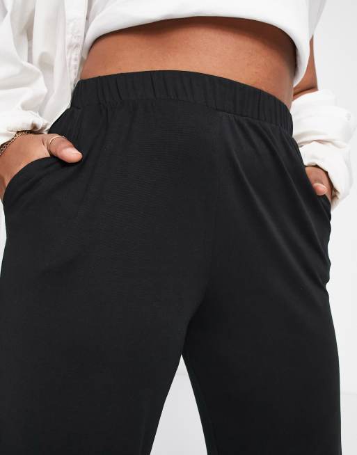 Pantalones negros de pernera ancha de Simply Be ASOS